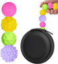 Magnetic Fidget Balls – 4 Pack Textured Silicone Sensory Toys, Quiet