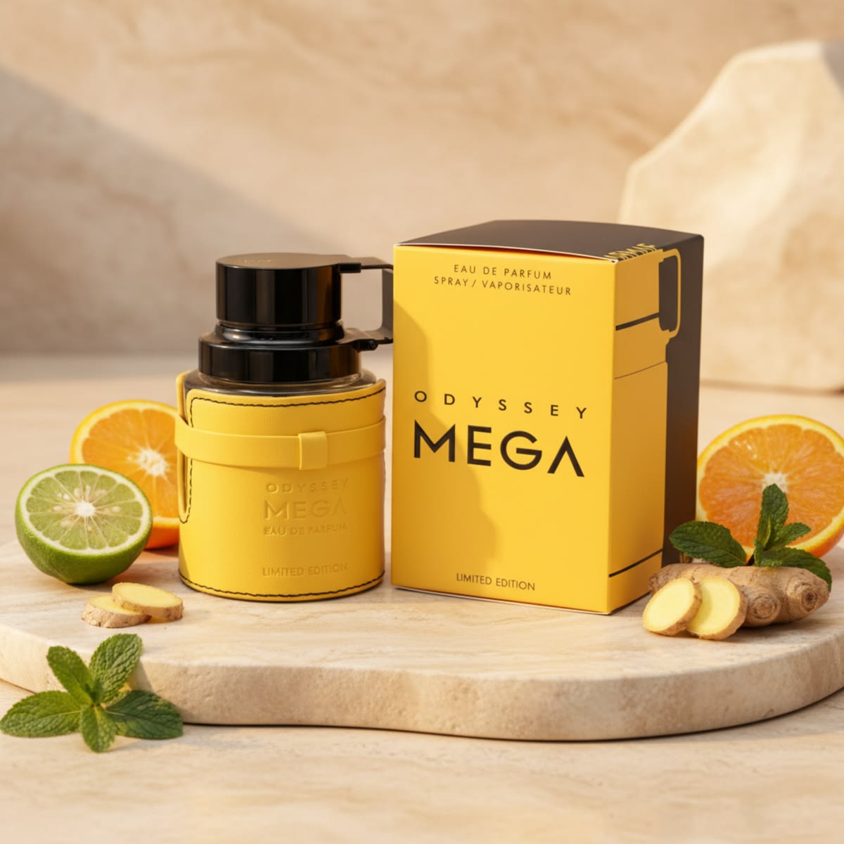 Armaf Odyssey Mega EDP for Men 3.4 oz – Long Lasting Woody Cologne