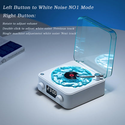 Bluetooth Speaker with Night Light – White Noise Sound Machine & Lamp