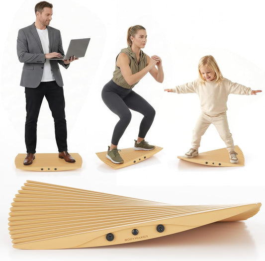 360° Wobble Balance Board – Standing Desk Rocker for Balance & Core Training