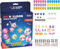 DIY Space Magic Balloon Craft Accessories Set with 60 colorful balloons, 3D eyes, stickers, connectors and display bases
