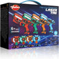 4 player laser tag set with LCD vests and rechargeable blasters