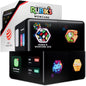 WOWCUBE interactive gaming cube with 24 color screens displaying a game across all sides