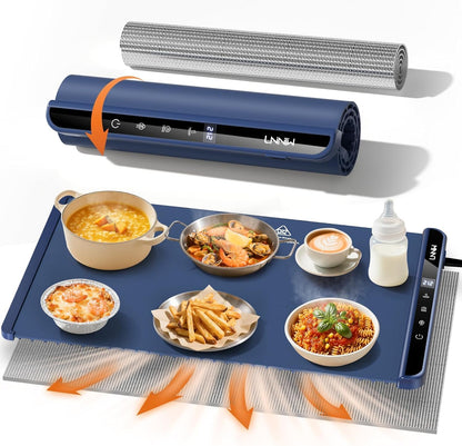Electric Food Warming Mat – Warming Tray with Temperature Control & Timer