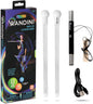 Wandini Glow.0 LED magic wand collapsible levitation stick with 22 color modes, USB rechargeable flow prop for performances