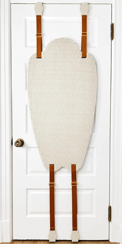 Hands-free door mounted adjustable back scratcher for full body itch relief