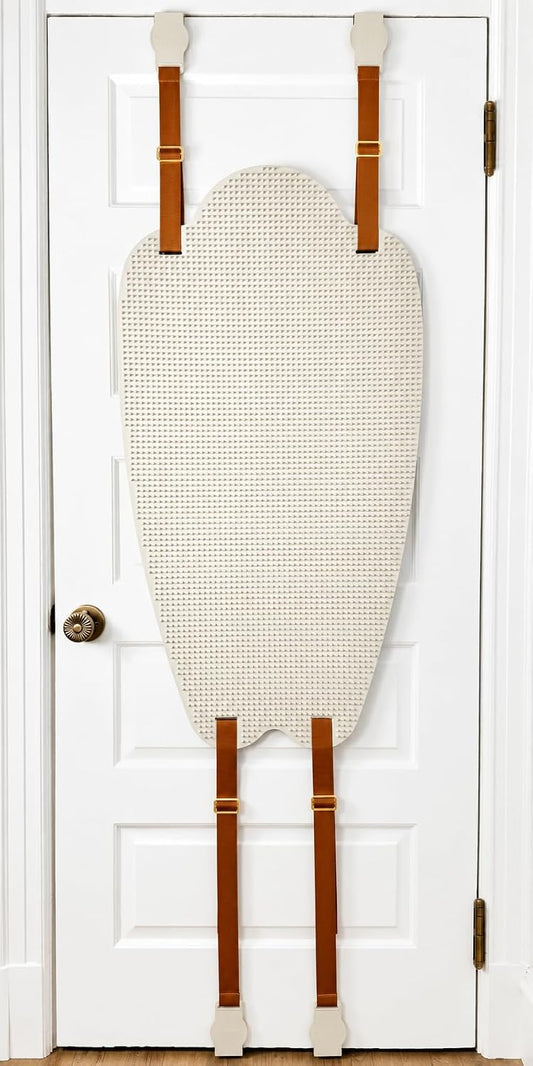 Hands-free door mounted adjustable back scratcher for full body itch relief