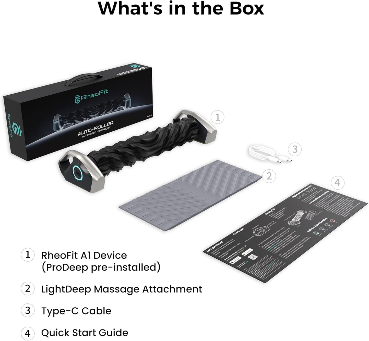 RheoFit A1 Automatic Foam Roller – Hands-Free App-Controlled Muscle Recovery