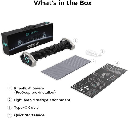 RheoFit A1 Automatic Foam Roller – Hands-Free App-Controlled Muscle Recovery