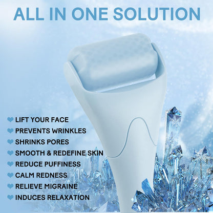 Ice Roller for Face & Eyes – Cooling Facial Massager for Skincare & Relaxation