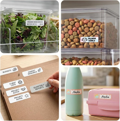 Phomemo D30 Label Maker – Bluetooth Mini Label Printer with Tape