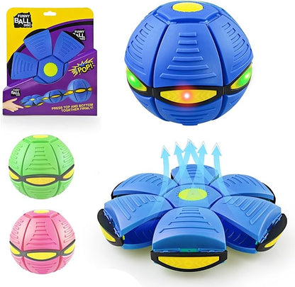 Pop-Up Bounce Ball – Light-Up Suction Fidget Jumping Toy for Kids