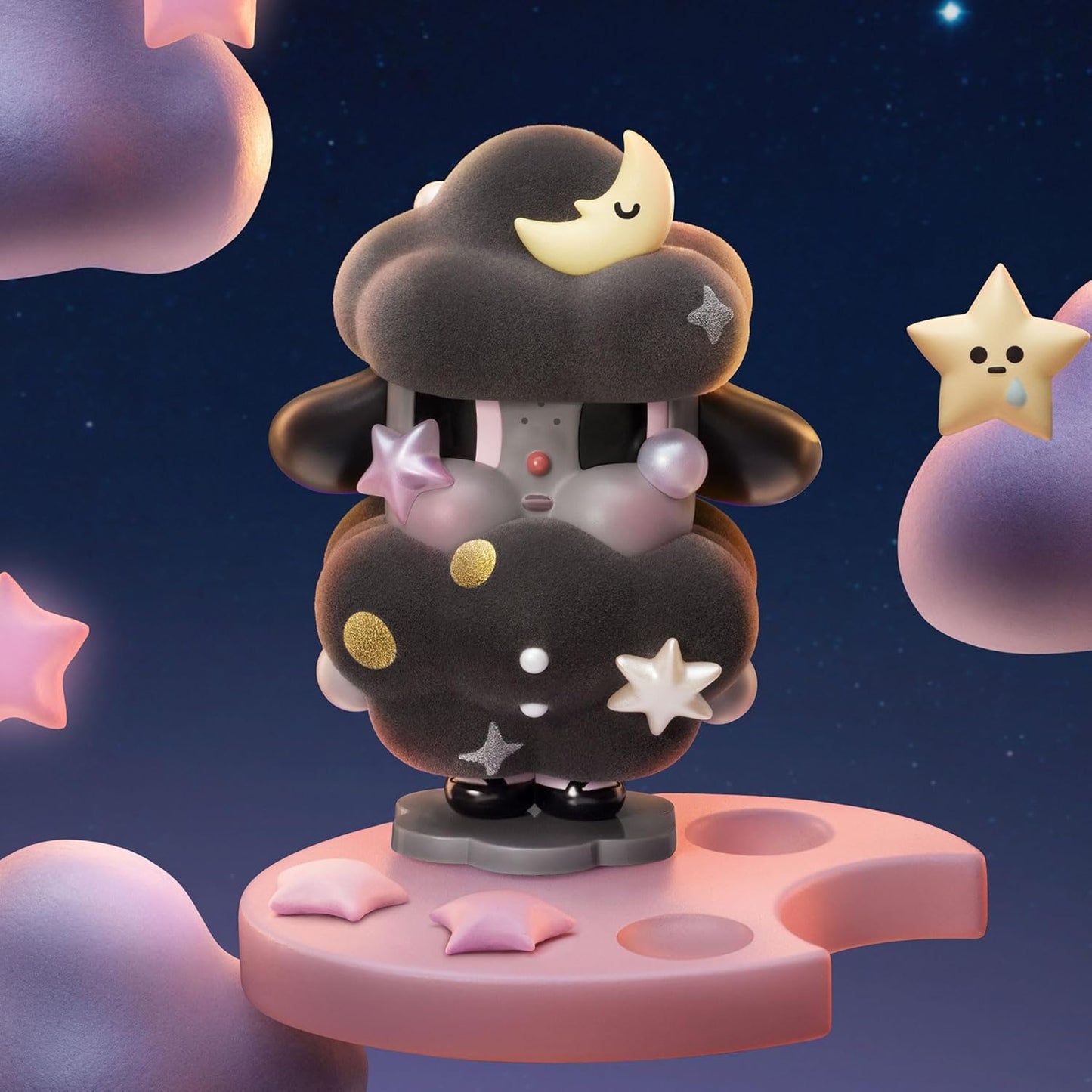 POP MART CRYBABY Crying to the Moon Series Blind Box - Collectible Figure, Random Design