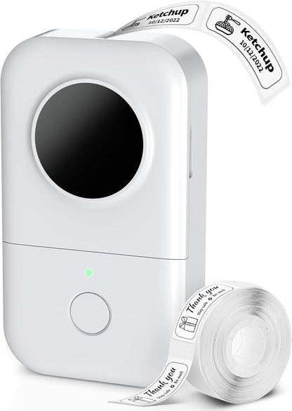 Phomemo D30 Label Maker – Bluetooth Mini Label Printer with Tape