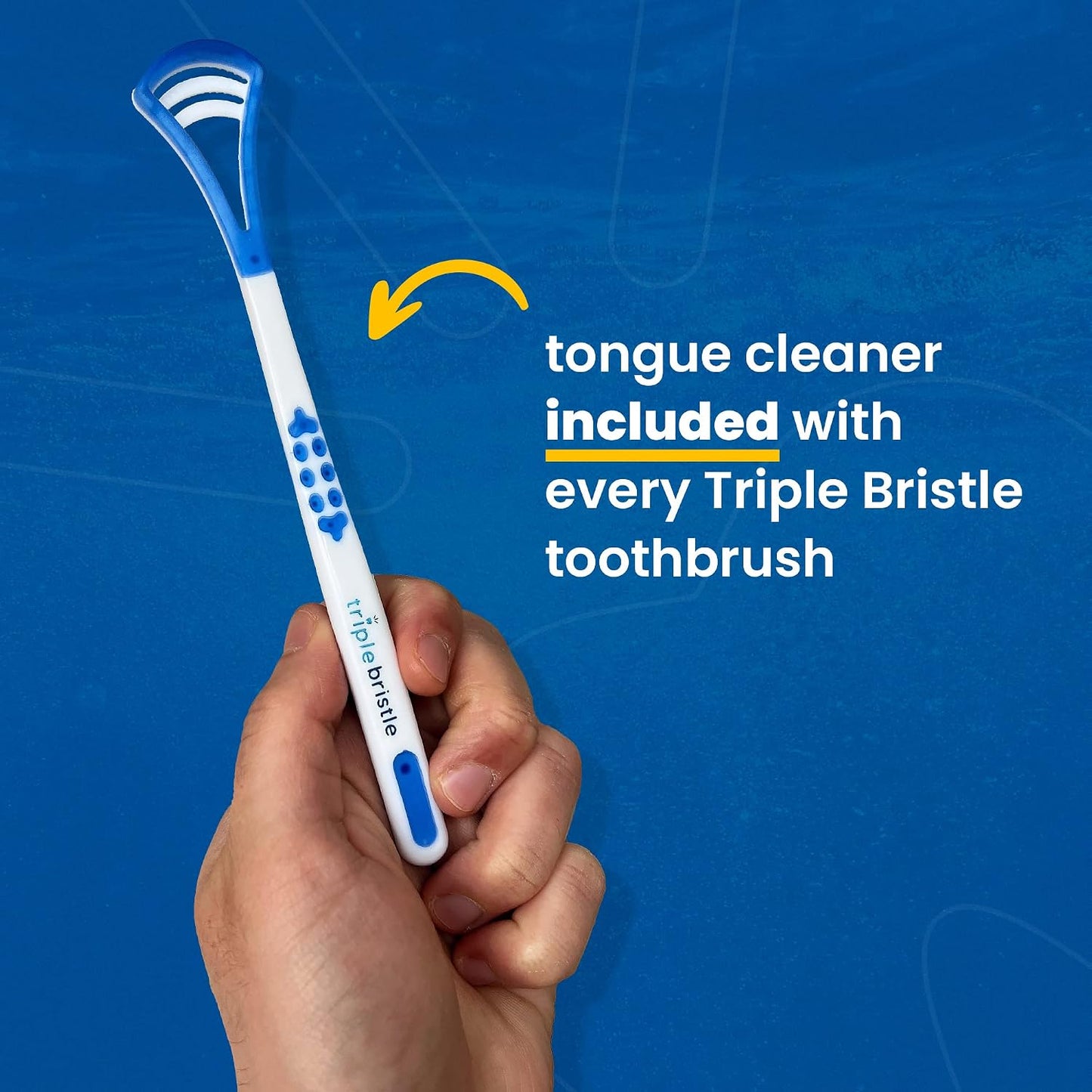Triple Bristle Sonic Toothbrush – 3-Sided Rechargeable Electric Toothbrush