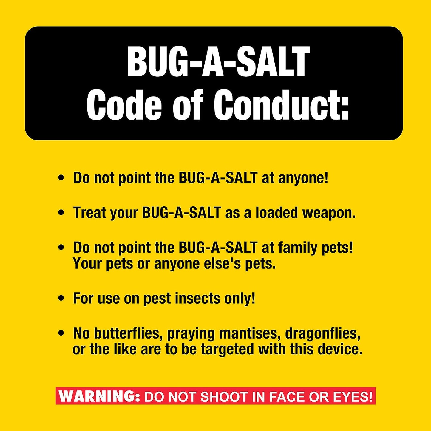 BUG-A-SALT Salt War Freedom 3.0 – Non-Toxic Salt Fly Shooter