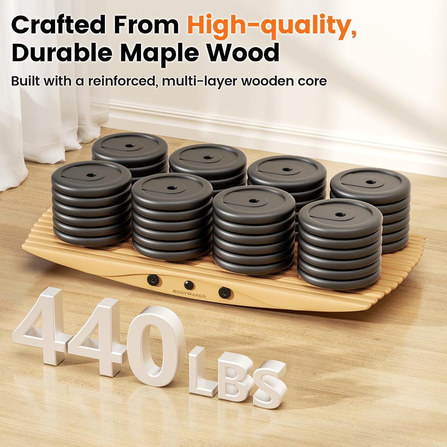360° Wobble Balance Board – Standing Desk Rocker for Balance & Core Training