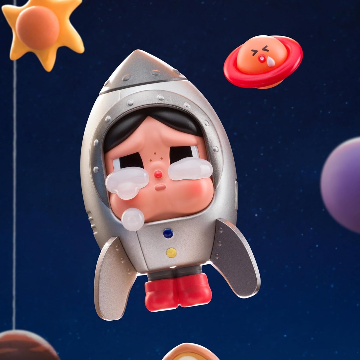 POP MART CRYBABY Crying to the Moon Series Blind Box - Collectible Figure, Random Design