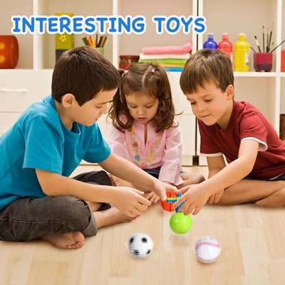 LED Light Up Spinning Tops with Launcher – Bulk Party Favor Toys for Kids