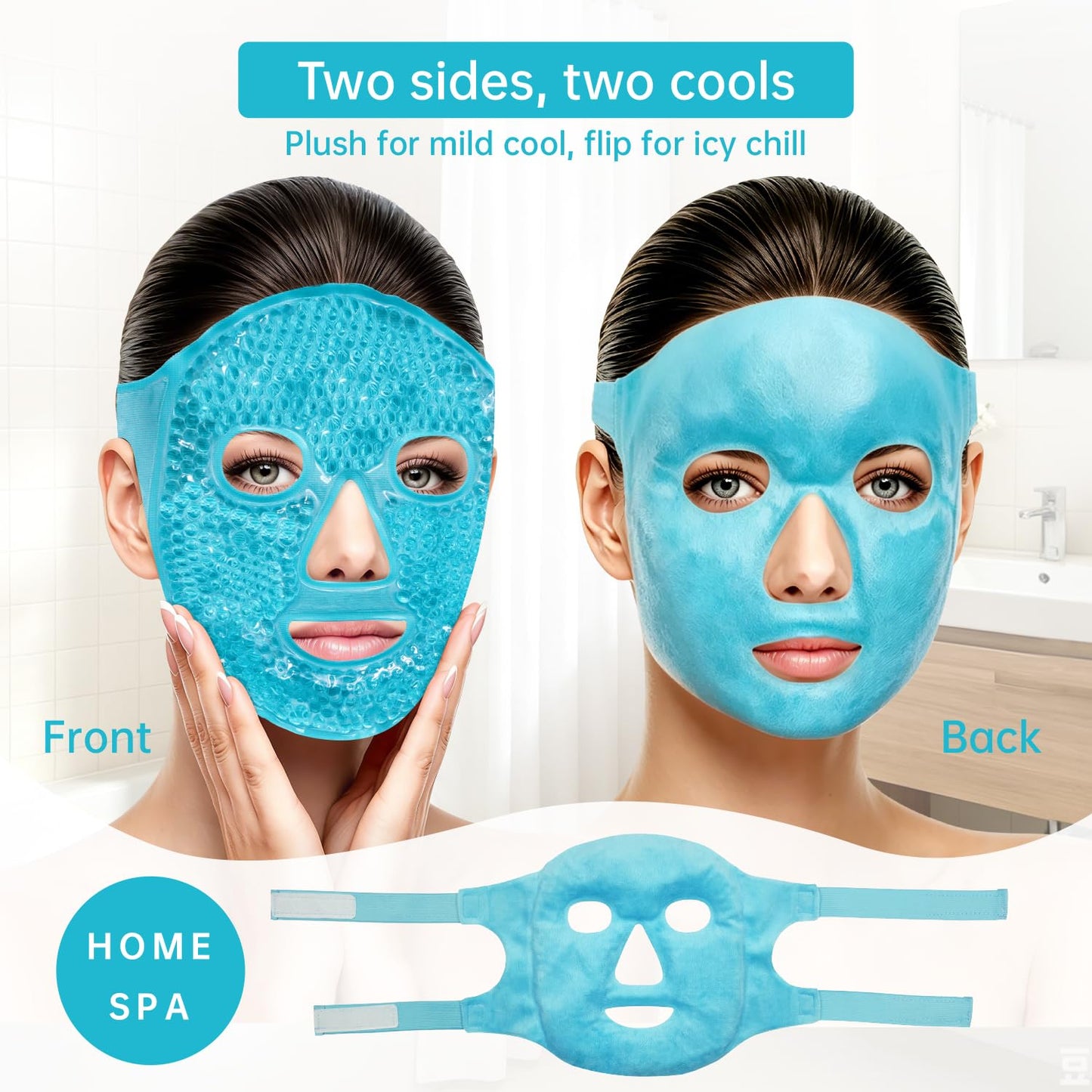 Hot & Cold Eye Gel Pack – Reusable Face Compress for Dry Eyes & Relief