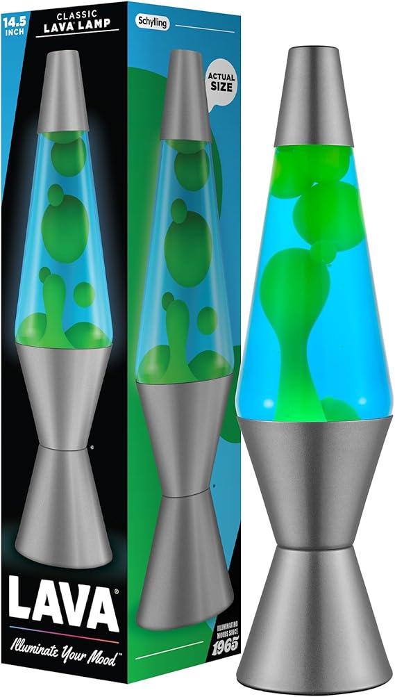 Original Lava Lamp 14.5" –  Wax Motion Lamp for Desk & Room Decor