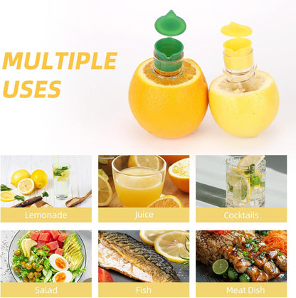 Manual Lemon Juicer Set of 4 – Citrus Squeezer with Filter