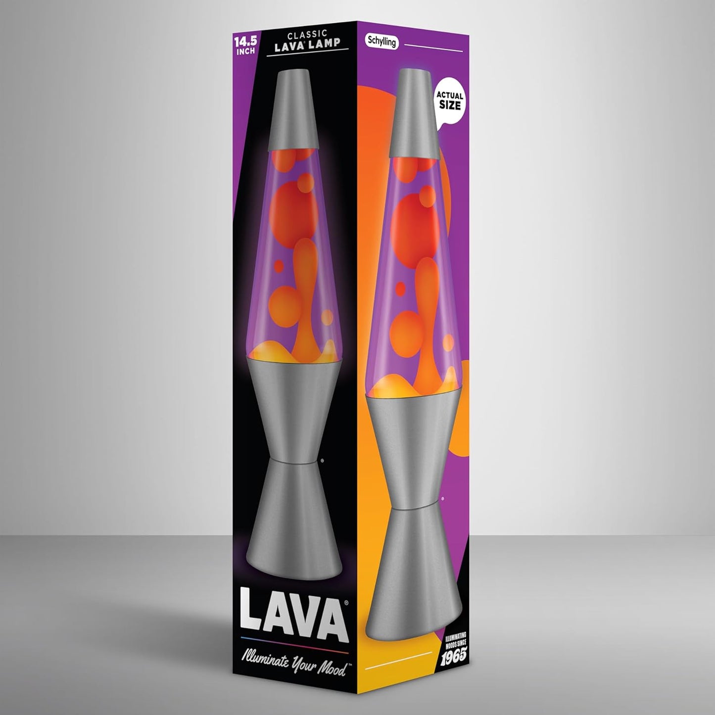 Original Lava Lamp 14.5" –  Wax Motion Lamp for Desk & Room Decor