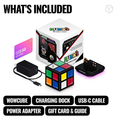 WOWCUBE Interactive Gaming Cube – 24 Screens, 100+ Games, Ages 13+