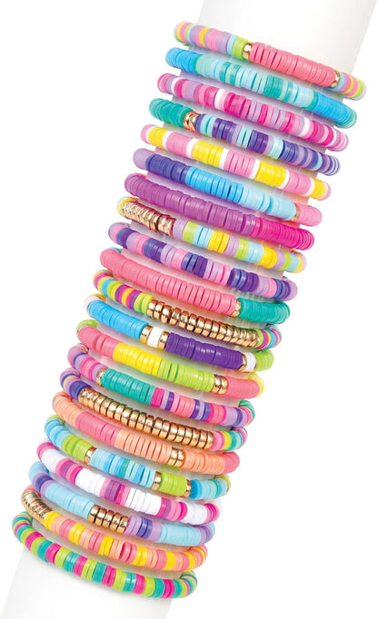 Make It Real Swift Clicks Heishi Bracelet Maker – 2047 Pcs, Ages 8+