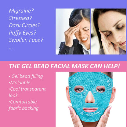 Hot & Cold Eye Gel Pack – Reusable Face Compress for Dry Eyes & Relief
