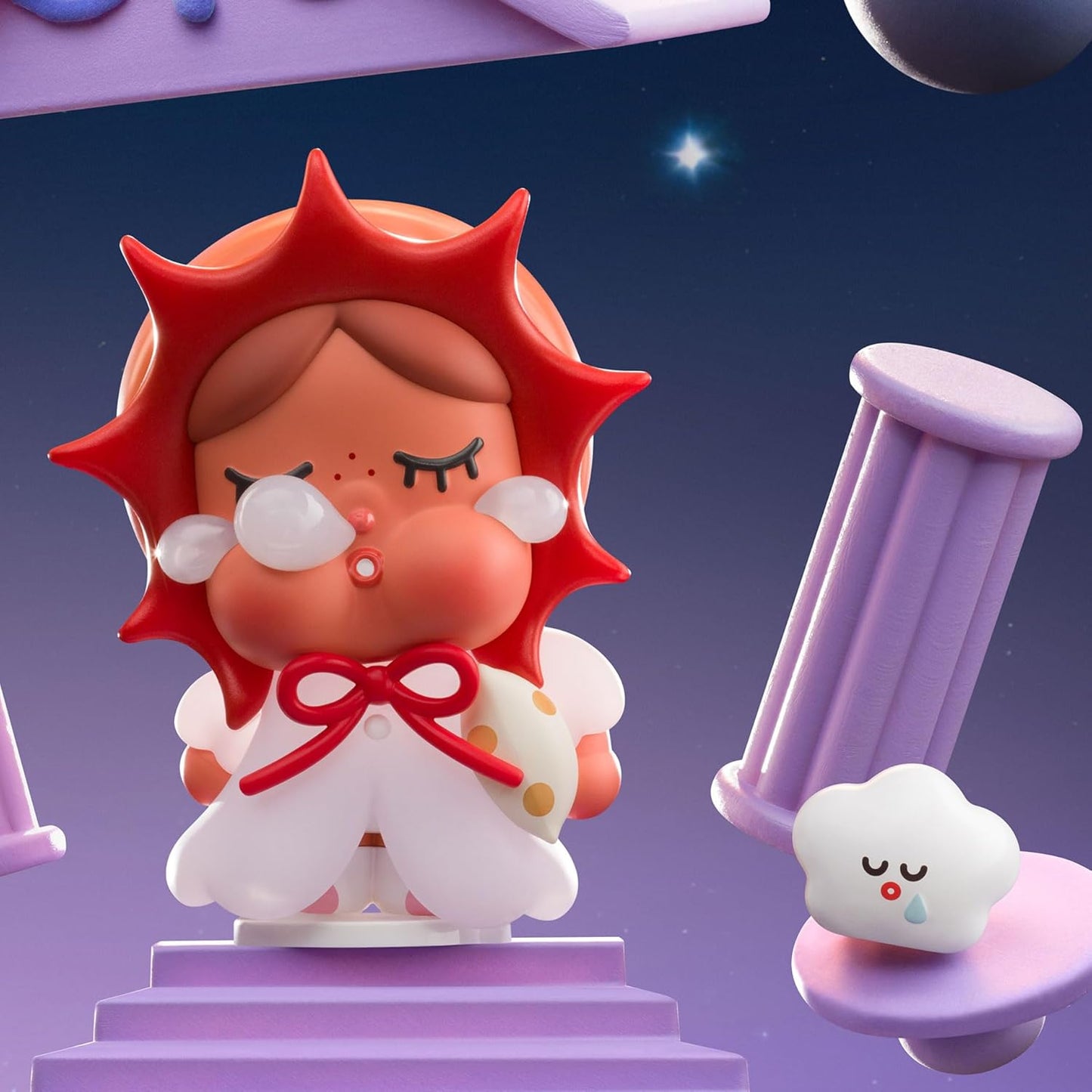 POP MART CRYBABY Crying to the Moon Series Blind Box - Collectible Figure, Random Design