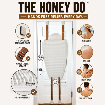 Hands-Free Back Scratcher – Door Mounted Adjustable Full Body Itch Relief