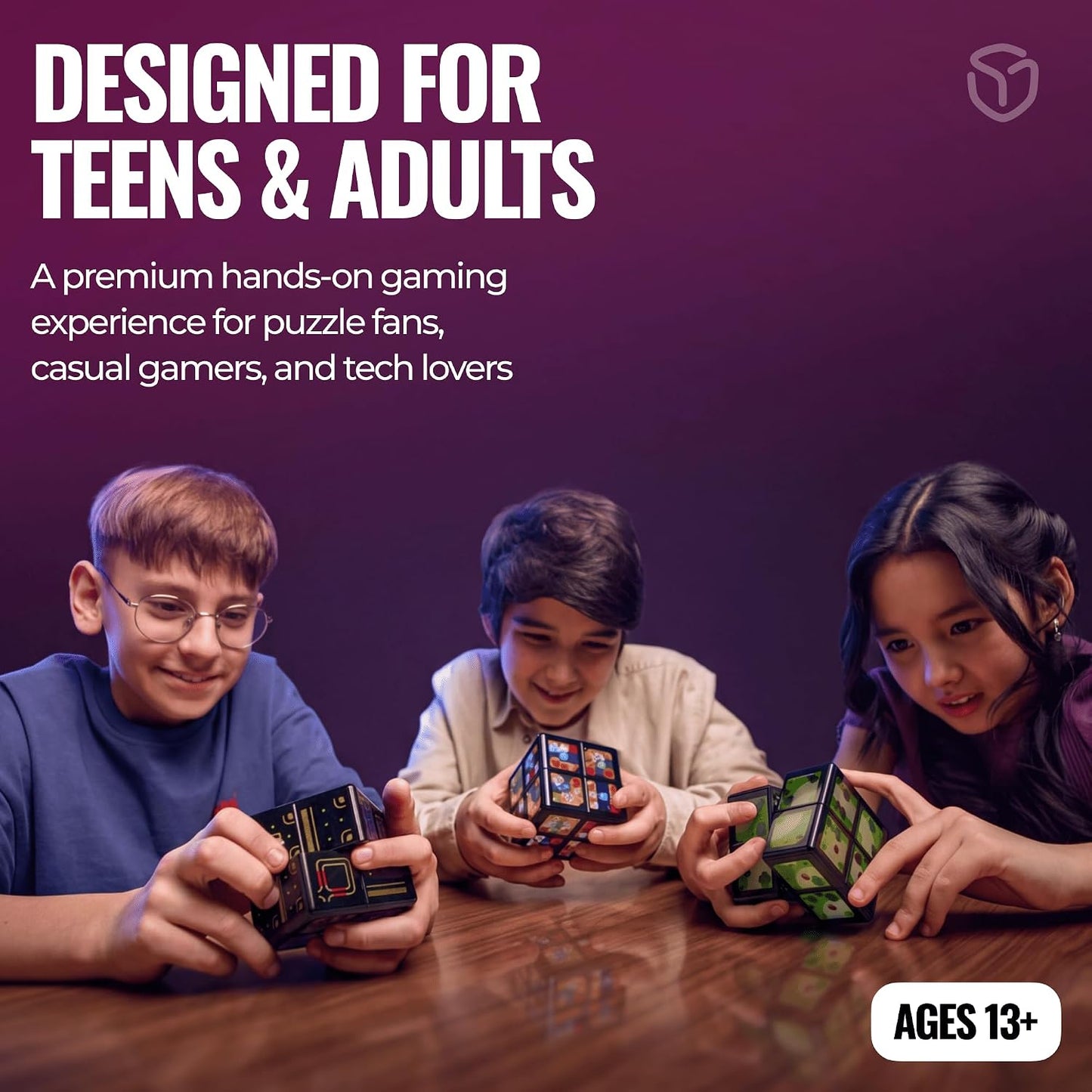 WOWCUBE Interactive Gaming Cube – 24 Screens, 100+ Games, Ages 13+