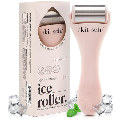 Kitsch Stainless Steel Ice Roller for Face – Cooling Facial & Eye Massager