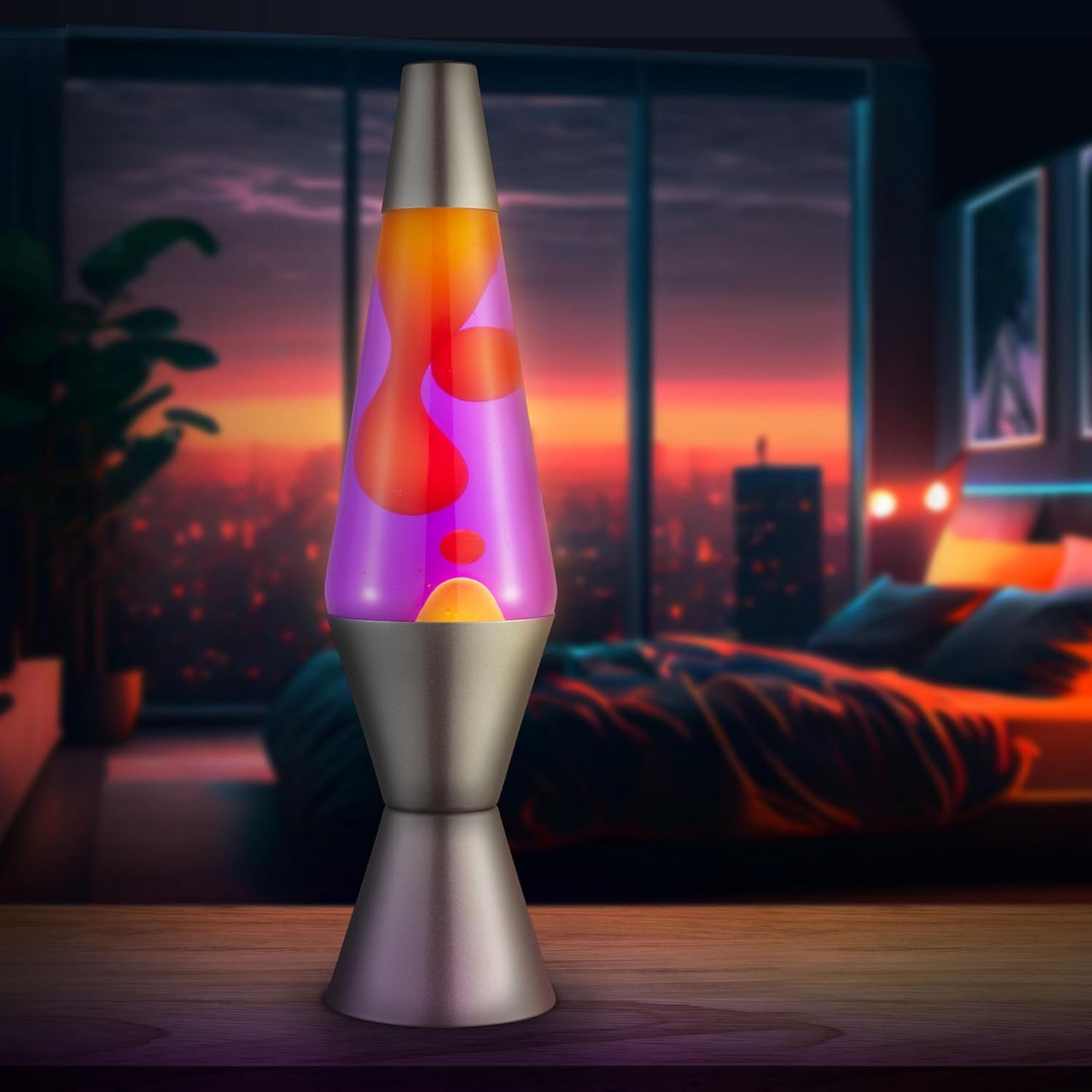 Original Lava Lamp 14.5" –  Wax Motion Lamp for Desk & Room Decor