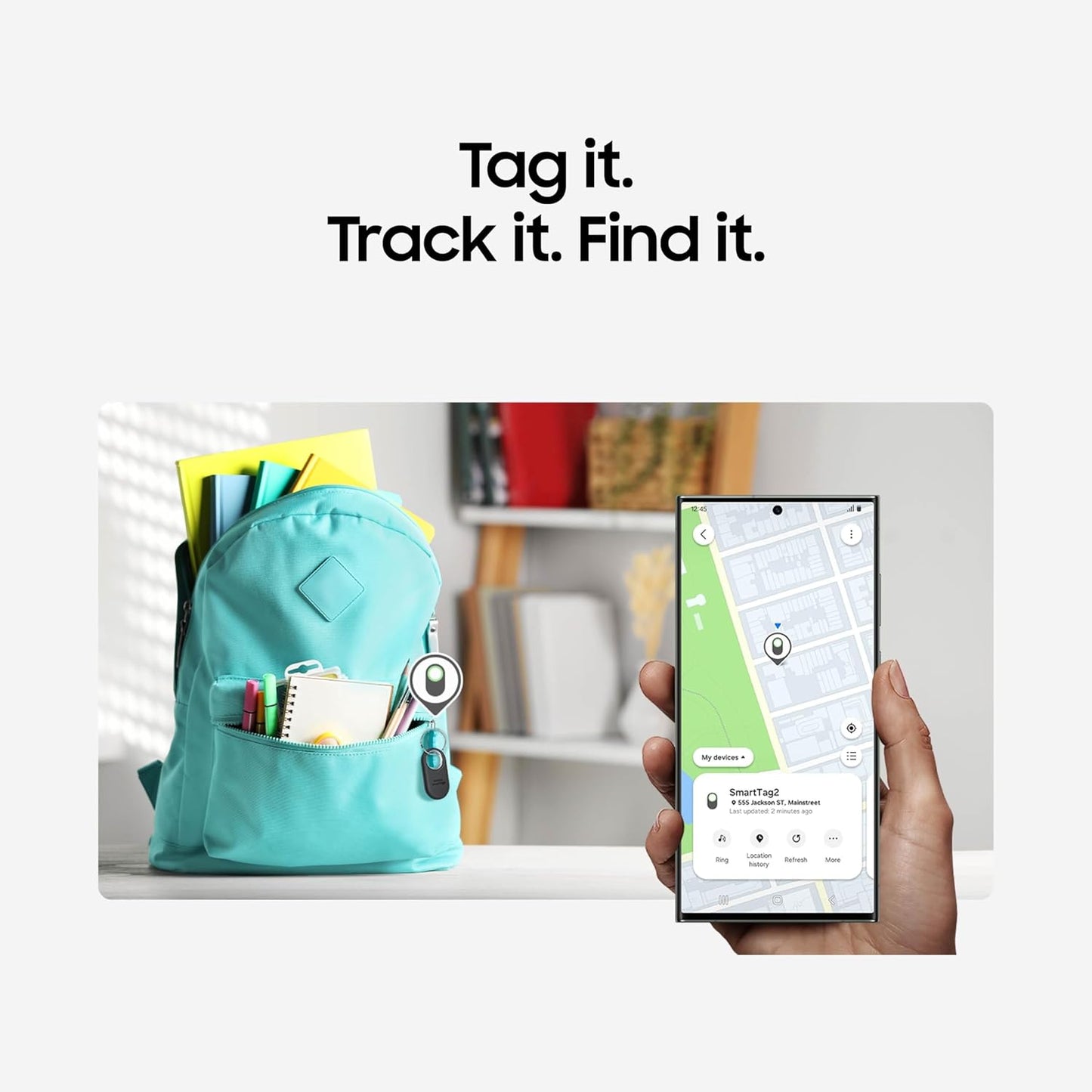 Samsung Galaxy SmartTag2 Bluetooth Tracker – Key & Luggage Finder