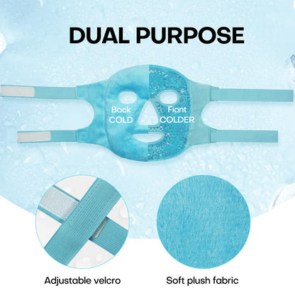 Hot & Cold Eye Gel Pack – Reusable Face Compress for Dry Eyes & Relief
