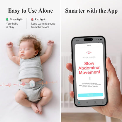 Sense-U Pro Baby Breathing & Sleep Monitor – Clip-On with Vibration Alerts