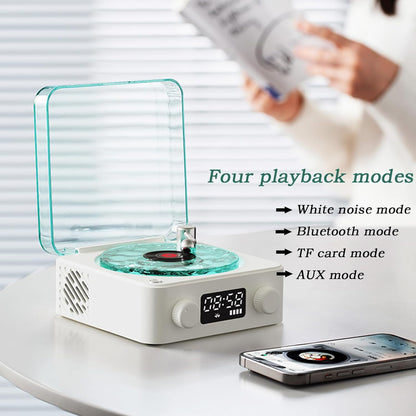 Bluetooth Speaker with Night Light – White Noise Sound Machine & Lamp