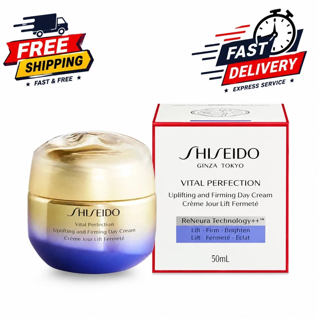Shiseido Vital Perfection Uplifting & Firming Day Cream SPF 30 – 50ml / 1.7 oz