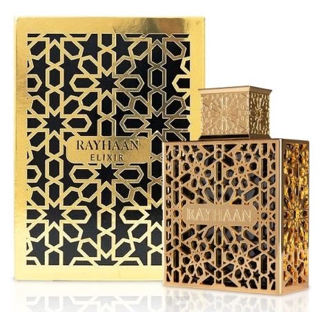 Rayhaan Elixir Eau de Parfum spray bottle 3.4 oz 100ml unisex fragrance