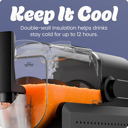 Slushy Machine for Home – 90 oz Frozen Drink & Margarita Maker