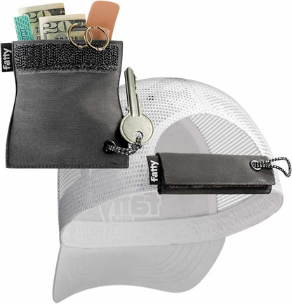 FattyPack Mini Fanny Pack - Water-Resistant Hat & Strap Pocket for Keys, Cash & Essentials, Hands-Free