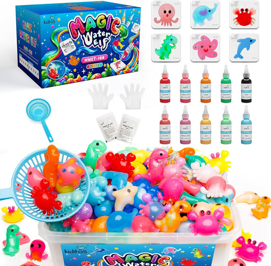  Magic Water Elf Toy Kit for kids with gels, molds and magic powder