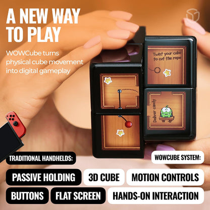 WOWCUBE Interactive Gaming Cube – 24 Screens, 100+ Games, Ages 13+
