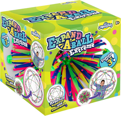 Hoberman Sphere Extreme Expand-A-Ball – Rainbow Expandable Fidget Toy 3 Ft