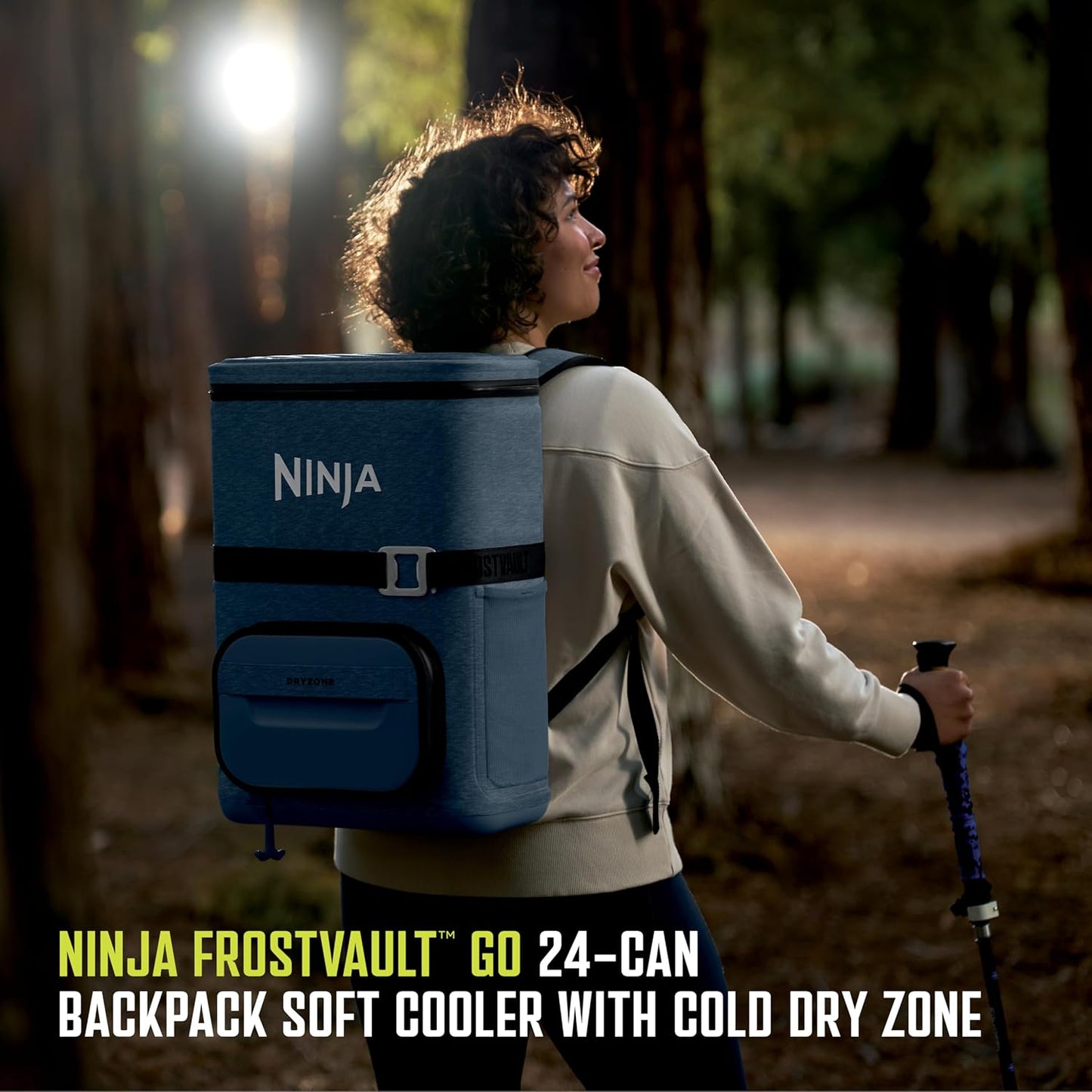 Insulated Cooler Backpack with Dry Zone – 24-Can Leakproof Soft Cooler