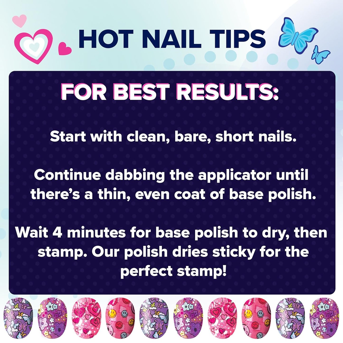 Cool Maker GO Glam Studio Nail Kit – Nail Stamper for Kids, Ages 7+