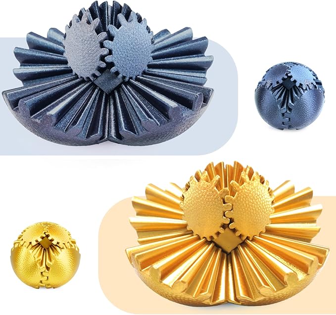 Gear Sphere Fidget Toy – 3D Printed Interlocking Gear Ball