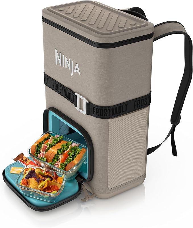 Insulated Cooler Backpack with Dry Zone – 24-Can Leakproof Soft Cooler